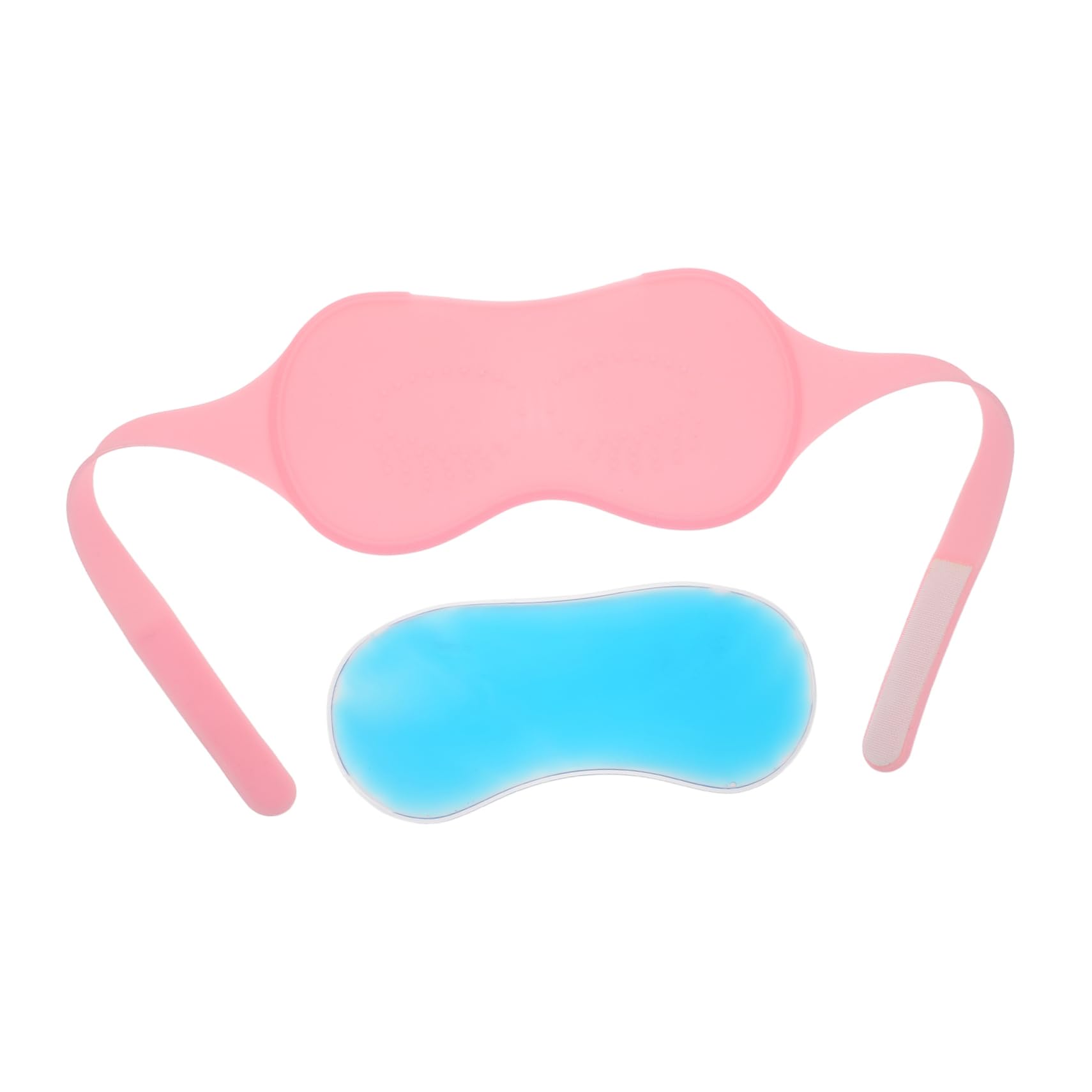 Maschera Occhi per Dormire in Silicone e Gel, Rosa