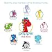Brusheez Electronic Toothbrush Replacement Brush Heads 2 Pack (Pepper The Dinosaur)