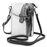 🍸 【Struttura】 Una tasca frontale, due tasche principali e tre fessure per carte interne. La tasca del telefono ha un bottone a pressione magnetico da 5,5 pollici o più piccolo e le due tasche principali possono contenere monete, carte e biglietti.