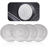BXQATMB for Car Door Stereo Speaker Cover Trim for Mercedes Benz New Class C W205 2015-2021、X205 GLC-Class、2016-2023 E-Class Car Accessories Speaker Cover Trim Sticker (4-Piece Set of Door Horn)