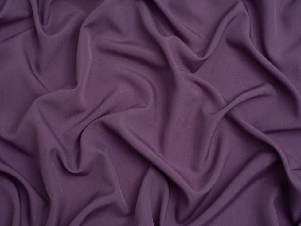 Minerva Core Range Soft Touch Crepe Apparel & Dress Fabric Sandy Purple - Lightweight & Suitable for Dressmaking - Approx Width: 110cm / 44" - Sold per metre
