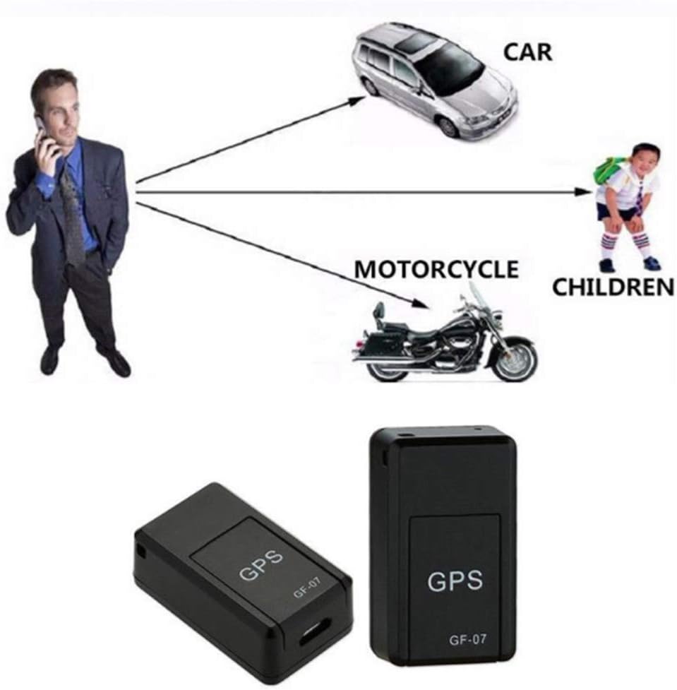 Mini Car Magnetic GPS Small Size and Light Weight Easy for Carry Hide Accurate Convenient Small Affected Suitable for Defense Theft Lost Black