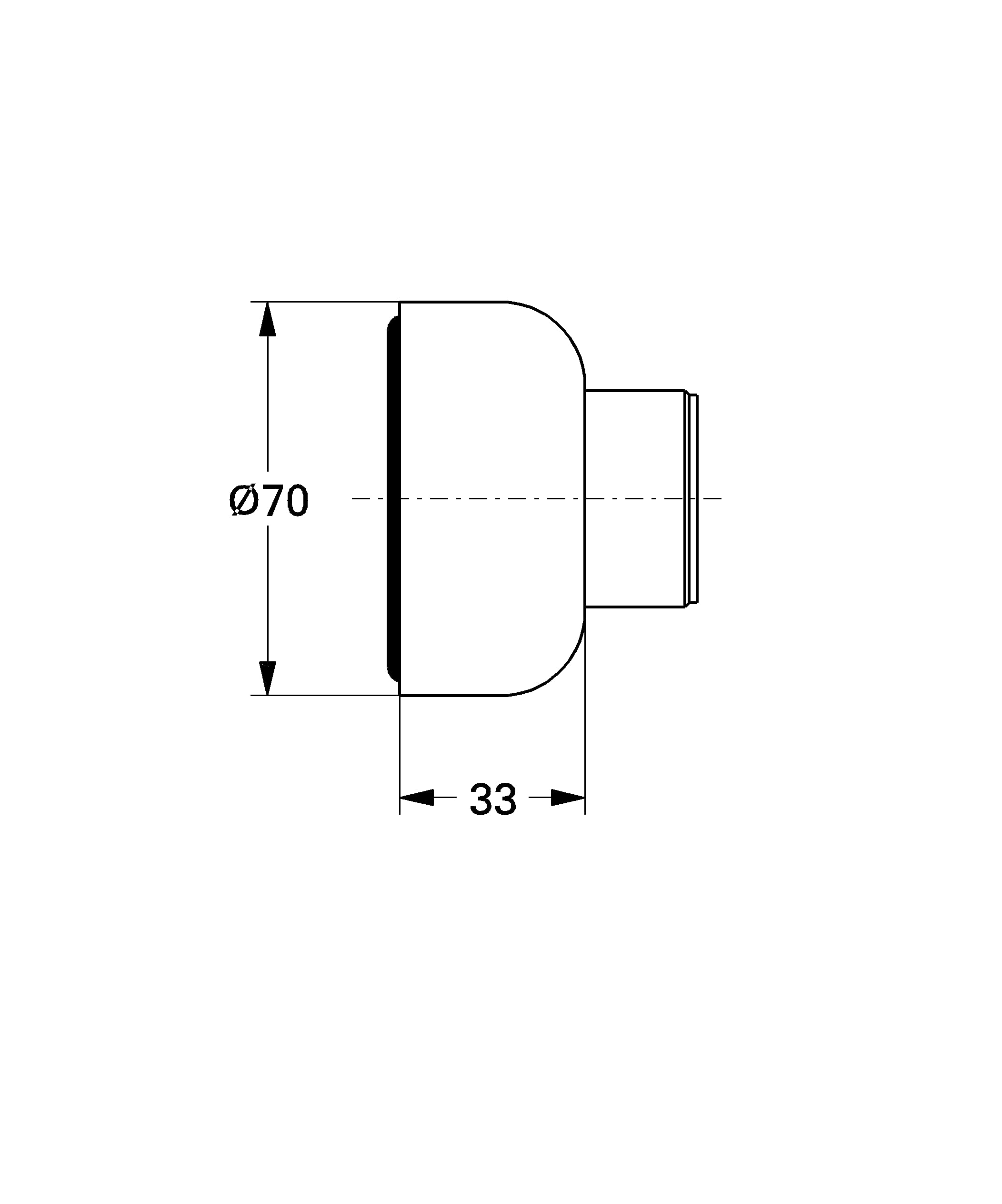 GROHE 47455000 Rosette