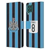 Head Case Designs Officially Licensed Newcastle United Football Club Sandro Tonali 2025/26 Players Home Kit Leather Wallet Case Compatible with Samsung Galaxy F62 (2021)