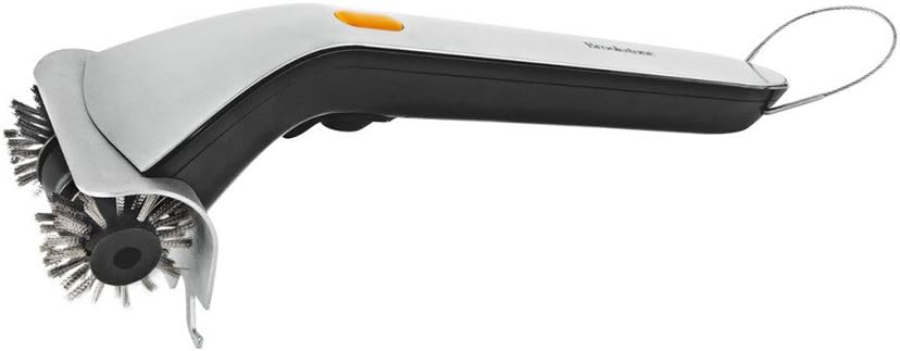 Brookstone Motorized Grill Brush with Heavy-Duty Steam Cleaning Power