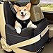 Petsfit ペットドライブボックス 犬 車用ベッド ドライブシート 車 シート 小型犬 15cm増高垫 特許取得安全バックル付き 安定 飛び出し防止 滑り止め 取り外し可能マット 洗濯機対応 お手入れ簡単 後部座席&助手席対応 冬夏兼用 旅行 お出かけ 帰省