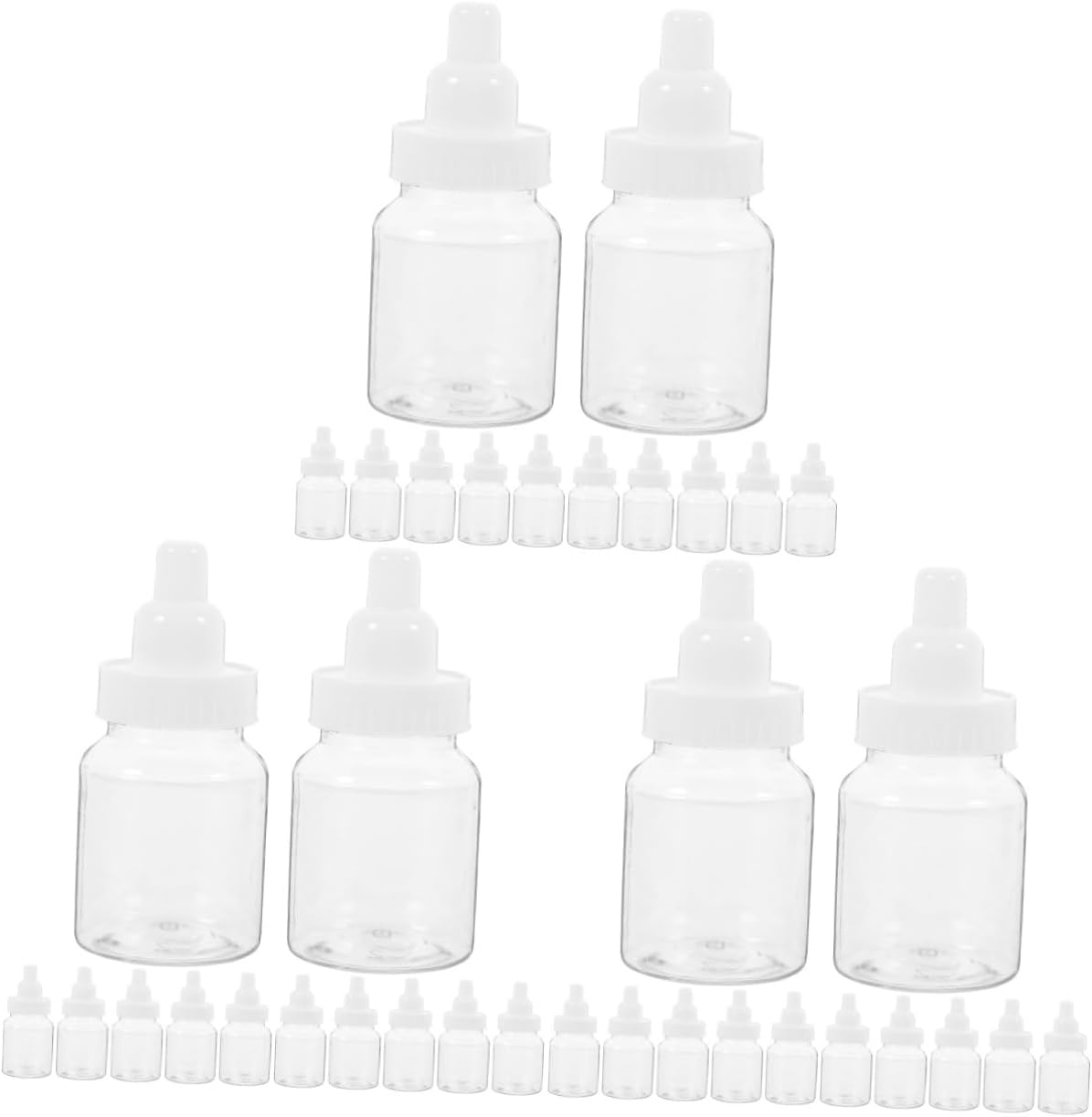 36pcs Bottle Candy Favor Box for Shower Creative Transparent Container for Weddings and Parties Elegant Party Favors for Adults Unique Candy Packaging