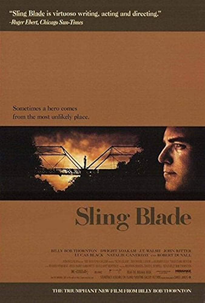 スリング・ブレイド USオリジナル映画ポスター Amazon.com: SLING BLADE (1996) Original Movie Poster 27x40