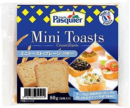 Brioche Pasquier Mini- Toasts 36 pieces Canapes a Garnir by Brioche Pasquier
