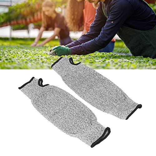 Proteção de braço de segurança, boa elasticidade, mangas de braço resistentes ao corte, orifício de