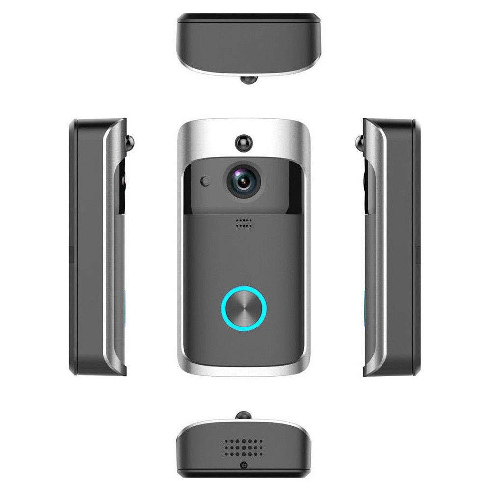 Doorbell Smart WiFi wideodomofon wi-fi dzwonek do drzwi kamera do mieszkania alarm na podczerwień bezprzewodowa kamera do monitoringu A