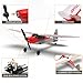 VOLANTEXRC RC Plane Trainer Sport Cub 4CH Remote Control Airplane with Prop Saver, 6-Axis Gyro Stabilizer & 3 Modes to Fly, Radio Controlled Aircraft RTF for Beginners & Adults (500mm,Red)