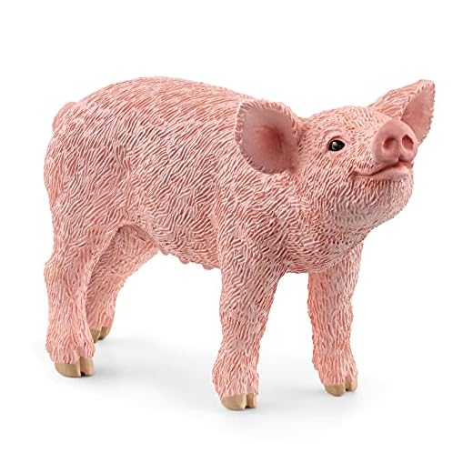 schleich 13934 MAIALINO , da 3 anni, FARM WORLD - Figura, 6 x 2 x 3 cm