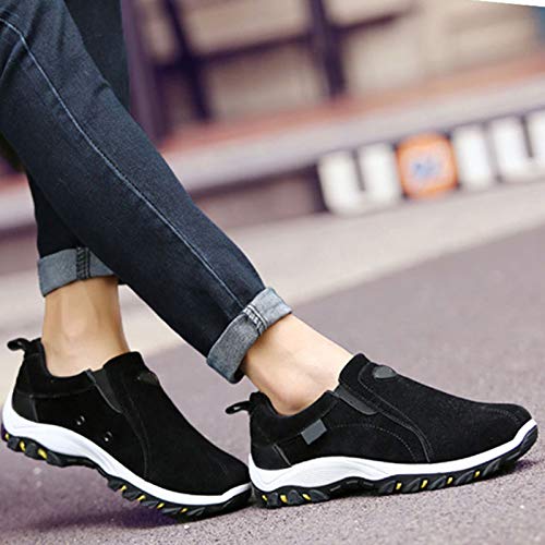 Syfinee Chaussures de randonnée antidérapantes et résistantes à l'usure pour homme - Chaussures de course à pied - Chaussures respirantes - Chaussures de marche décontractées Cover