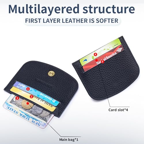 Slim Minimalist Wallet, Front Pocket Wallets, RFID Blocking, Credit Card Holder for Men & Women (Light Pink)4