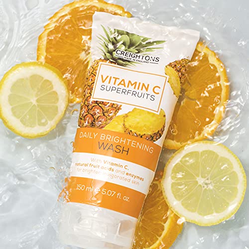 Creightons Vitamin C Superfruits Daily Brightening Wash (150 ml) - A Refreshing and Invigorating Daily Facial Wash with Vitamin C, Natural Fruit Acids & Enzymes to Enhance Skin Natural Radiance Cream - Image 7