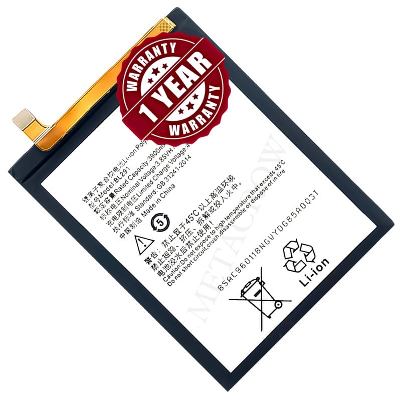 Image of Original BL291 Battery Compatible for Lenovo A5 - (3900mAh) - 1 Year Warranty BC46