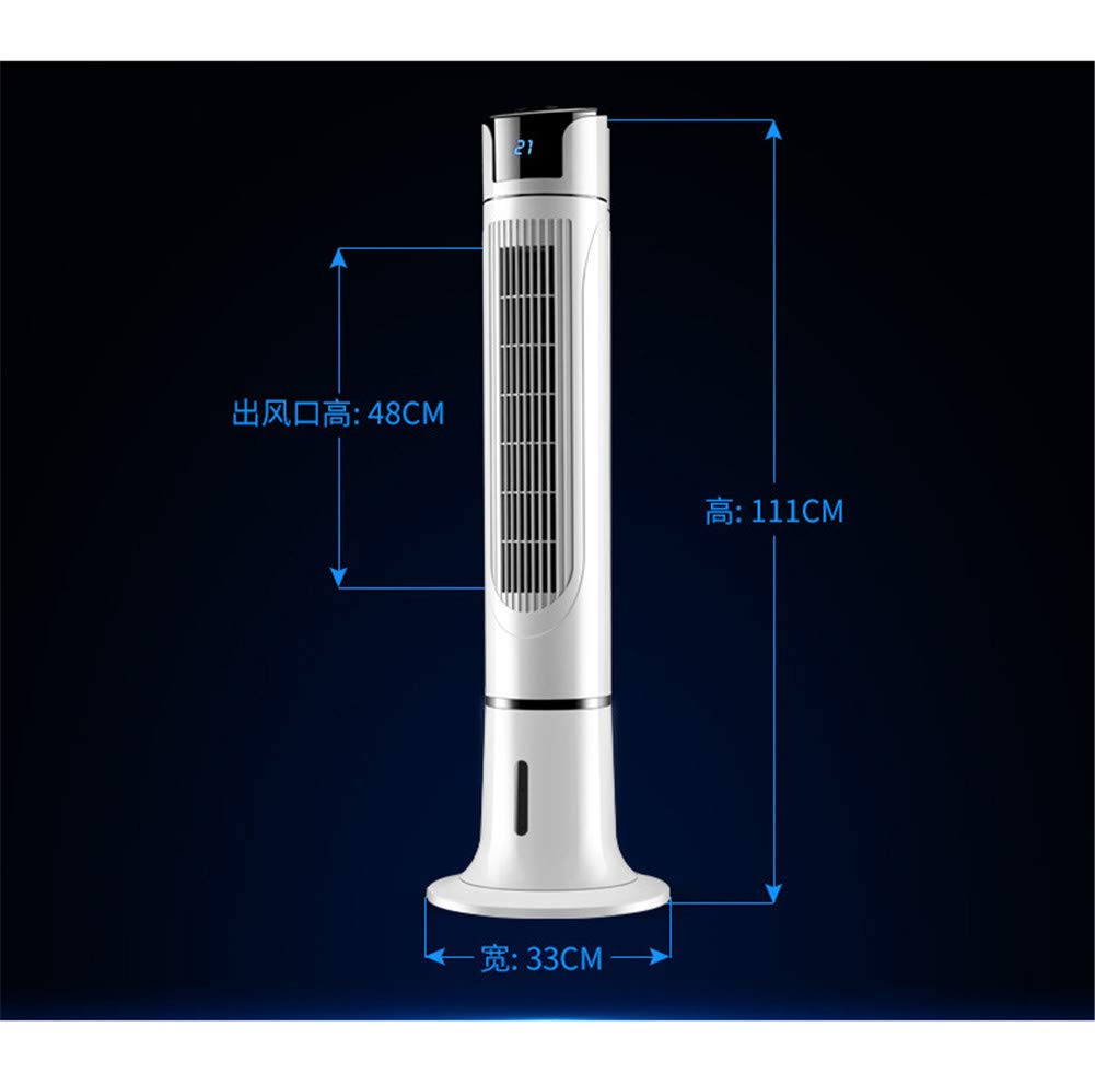 Ventilador De Torre Columna Oscilación Oscilador Personal Mini Escritorio Sin Hojas 3 Modos Funcionamiento 3 Velocidades (Maquinaria)