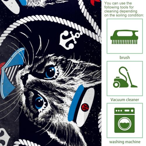 Tapis de cuisine absorbant lot de 2 lavables avec envers de sol antidérapant