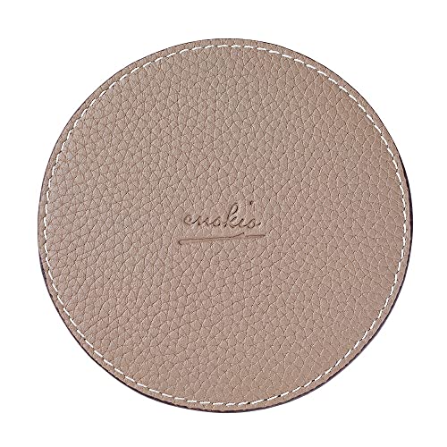 コースター 本革 おしゃれ プレミアムレザー 両面 レディース