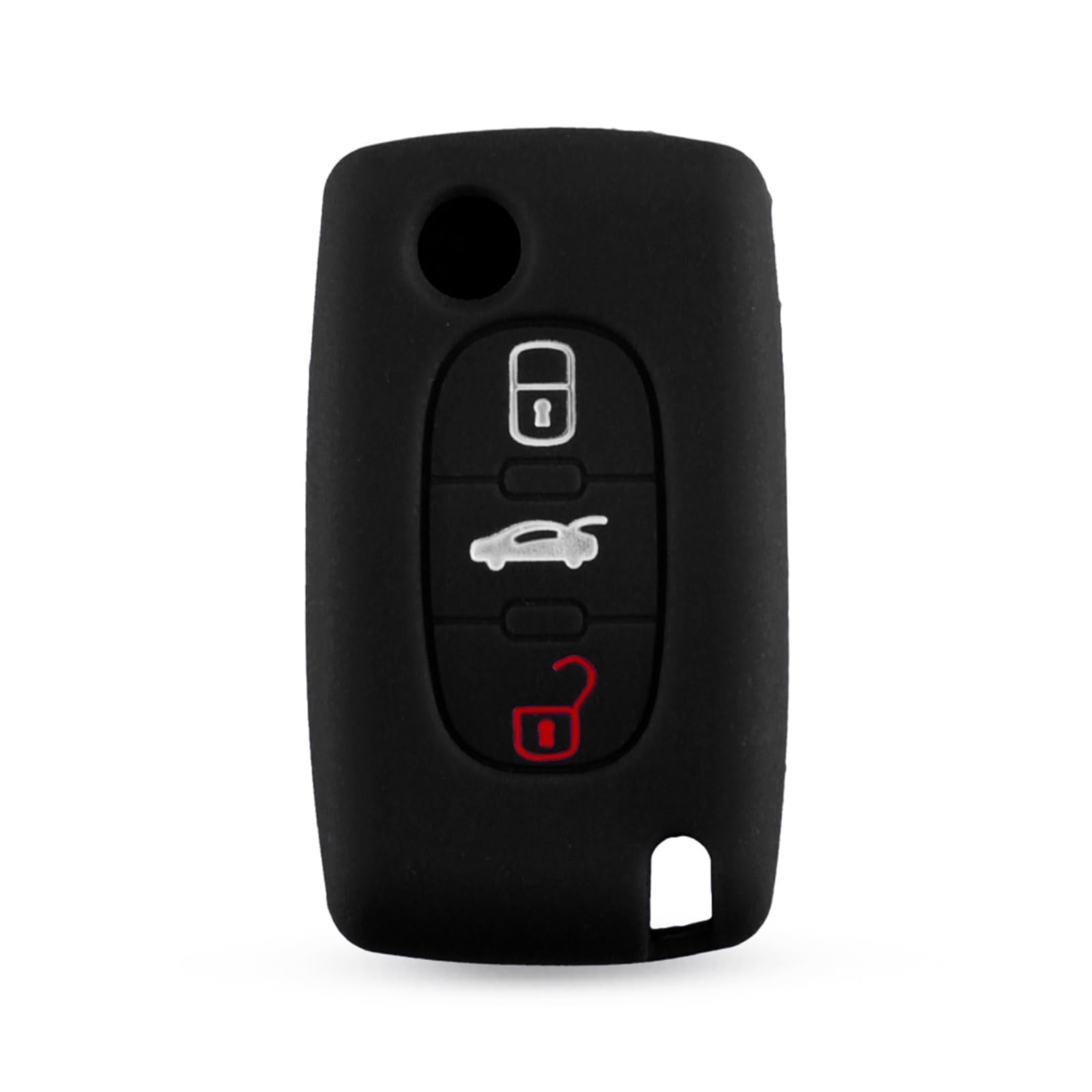 Etui clés silicone 3 boutons Citroen C1 C2 C3 C4 C5 C6 C8 coque protection