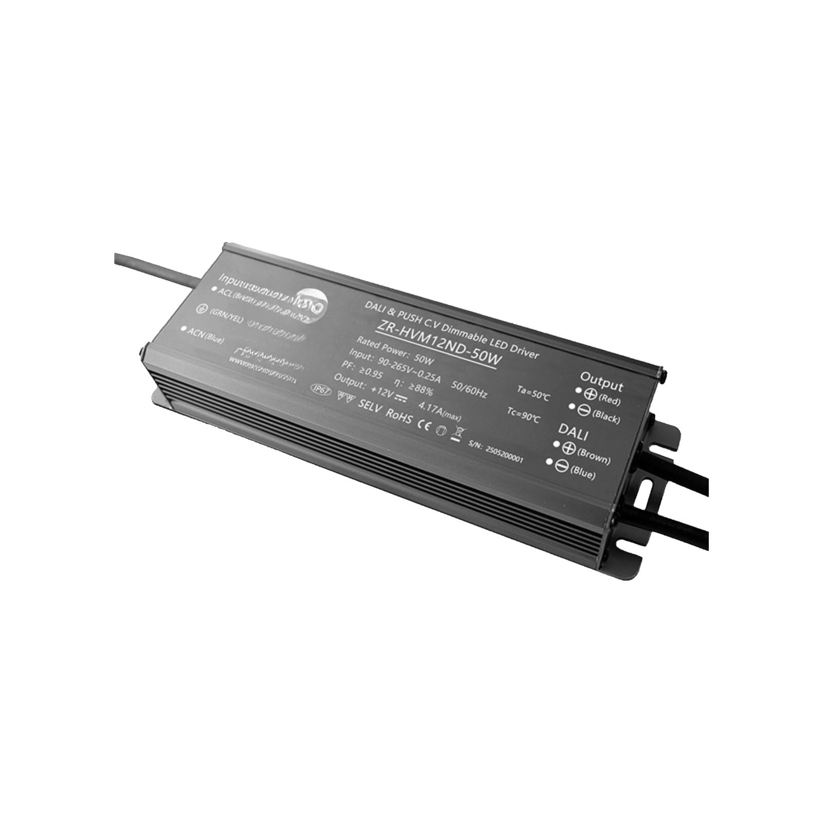Alimentation électrique variable 50W pour stopper le scintillement LED