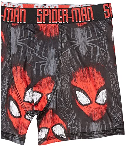 Spider-Man boys Exclusive 7-pk Athletic Boxer Briefs With Multiple Print Options Sizes 4, 6, 8, 10,12