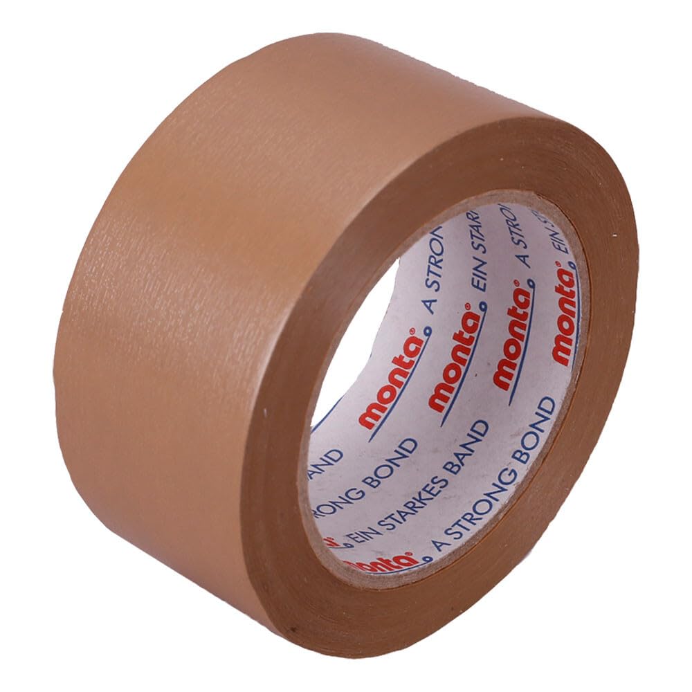 Klebeband monta® 201 PVC braun 55 my Stärke 50 mm x 66 m, 36 Rolle(n)