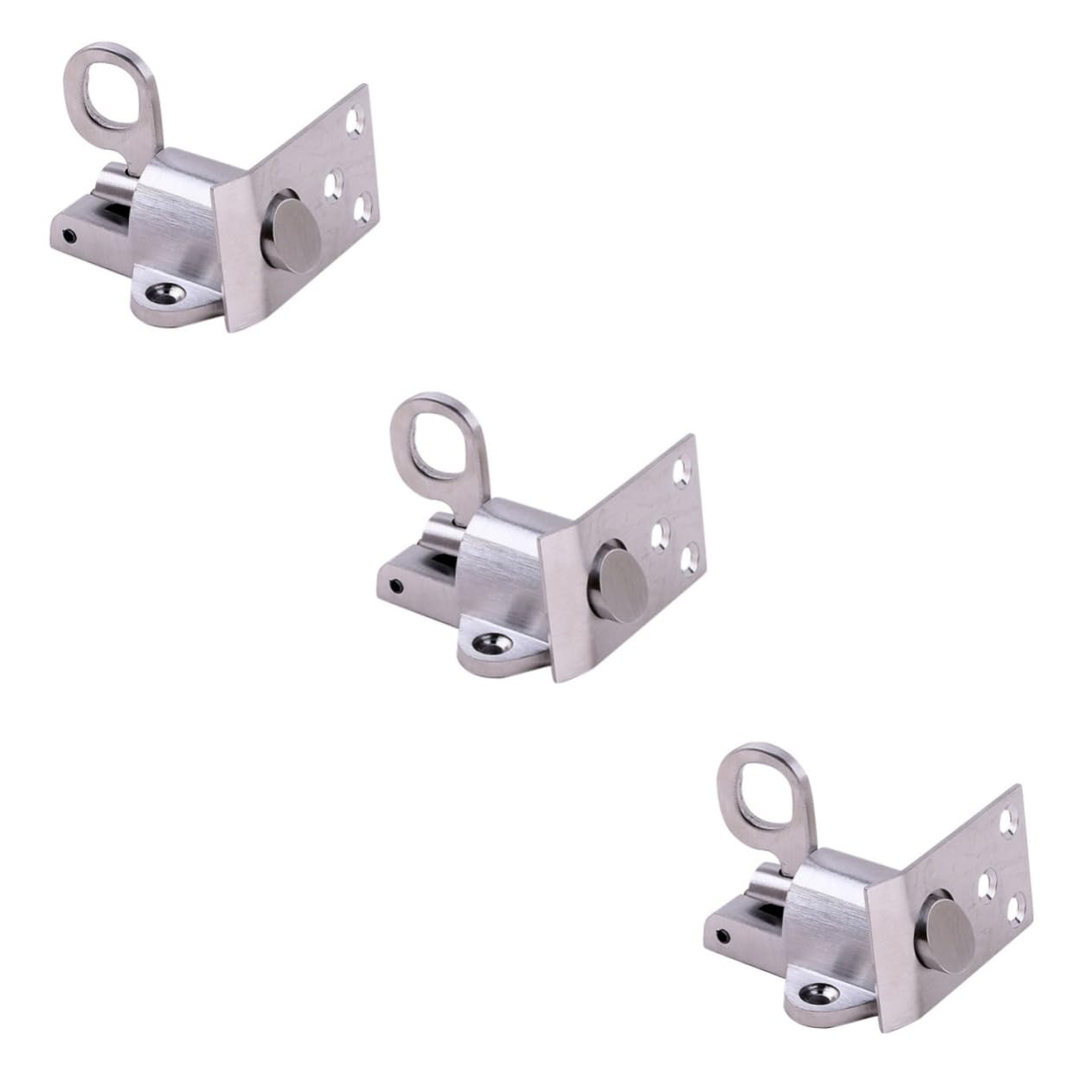 EXCEART 3 Pezzi Pin a molla automatico bullone di sicurezza della porta bullone della molla della porta serratura della porta in metallo blocco di sicurezza delle porte