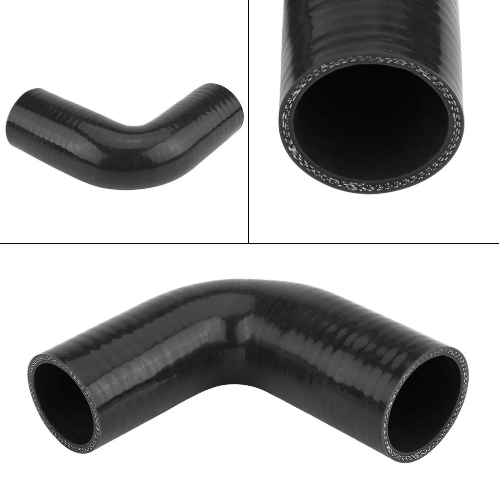 Raccordo per tubo a gomito in silicone per auto, 45-51mm con Curva a 90 Gradi, Tubo Intercooler Per Tubo Flessibile in Silicone Per Tubazioni di Aspirazione Dell'intercooler Per Auto