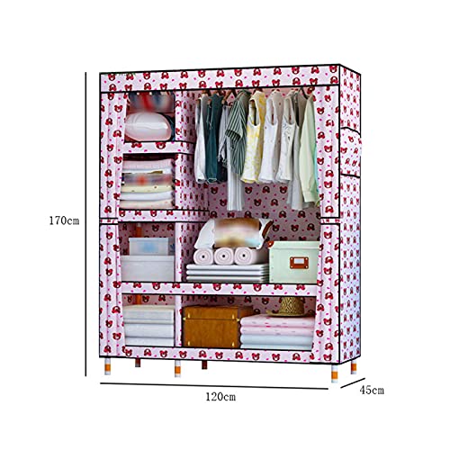 Armario plegable con barra para ropa que optimiza el espacio de tu dormitorio 2
