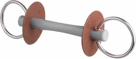 Mors 2 Anneaux Canon Papillon 130mm - Équitation | Anneaux 7.5cm Canon Soft