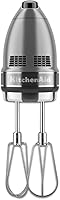Vista 2 de KitchenAid, Batidora de Mano Digital con 7 Velocidades y Accesorios Turbo Beater II, KHM7210, Plateado Contour
