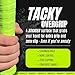 GRIPPLY Wacky Tacky Tennis Overgrips – 12 Pack Ultra Sticky, Non-Slip, Sweat-Proof Racquet Grip Tape Control – (12 Pack White)