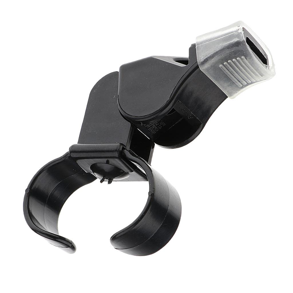 PVC Derby Skate/Football/Sport Referee Finger Mouth Grip Whistle Black-image-15