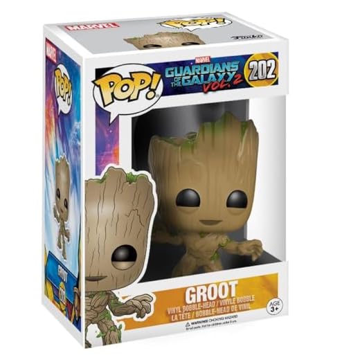Funko Pop! Movies: Guardians of The Galaxy 2 - Groot - Vinyl-Sammelfigur - Geschenkidee - Offizielle Handelswaren - Spielzeug Für Kinder und Erwachsene - Movies Fans - Modellfigur Für Sammler