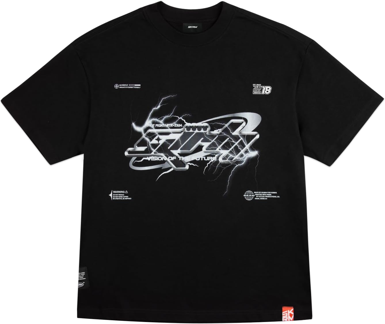 SKINARMA Bolt Short Sleeve T-Shirt (Black)