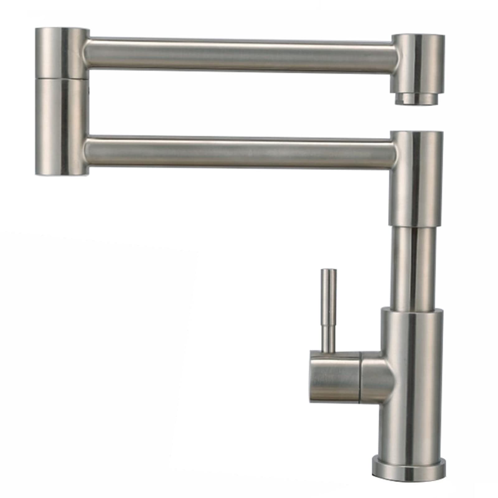 Remplisseur de casserole inox 304 eau froide à double articulation pour évier