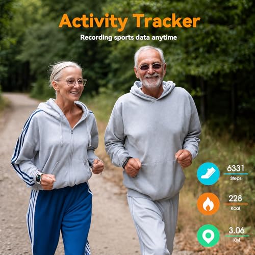 Image of No APP No Phone Required Pedometer Watch, Senior Friendly, Step Counter