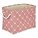 Produktbild Bone Dry Pet Storage Collection Pfoten-und Knochenaufdruck, Polyester, Rosenspalier, Large Rectangle, 5x12x15