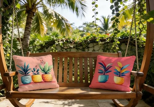 Housse de coussin extérieure douce et résistante aux projections d'eau