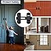 Premium Barn Door Lock- Heavy Duty 180 Degree Flip Sliding Latch Lock with Flip Door Latch & Safety Door Lock, Easy Installation, Perfect for Barn Doors, Pet Doors, Bathrooms, Sliding Doors & Cabinets