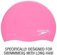 Vista 2 de Speedo Gorro de natación de pelo largo de silicona