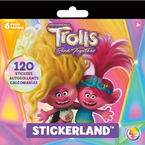 Trolls Band Together Mini Stickerland Pad - 6 Page
