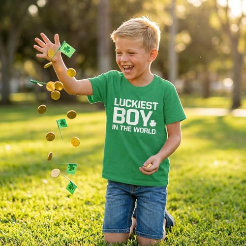 Image of Kids St. Patrick's Day Shirt Boys and Girls Green T-Shirt Clothing 4-12 Years