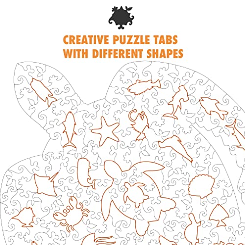 Turtle Wooden Jigsaw Puzzle For Adults By Woodgalaxy #TOP3