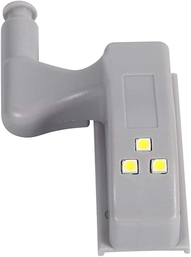 Miniatura 9 de GLOGLOW 10 luces LED de bisagra, luz LED universal con sensor de luz LED para el hogar, cocina, sala de estar, dormitorio (blanco frío)
