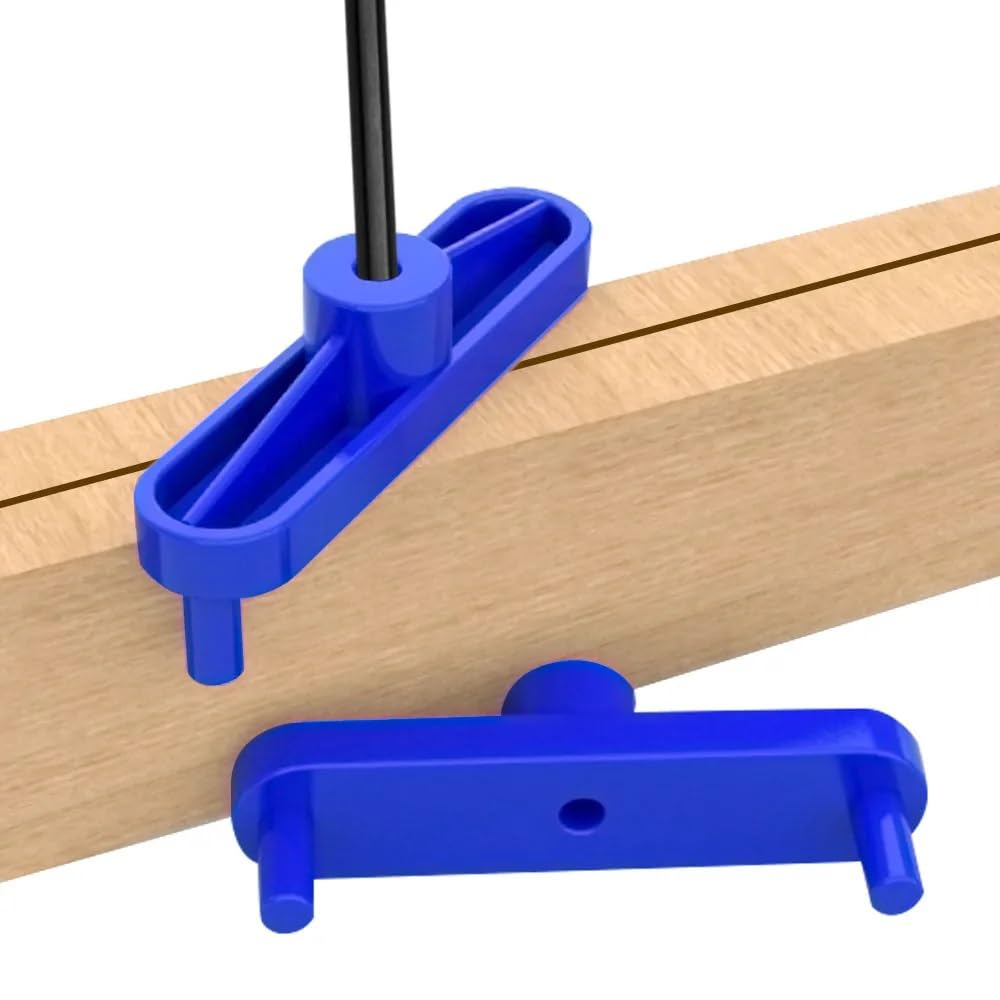 2 Pack Center Scribe Line Locator Scriber Center Finder Marker Positioner Positioning Ruler Scribing Gauge Centerline Measuring Tool for Woodworking Wooden DIY — Amazon image 5