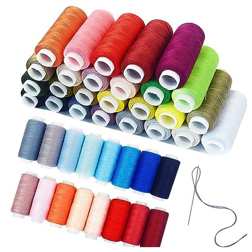Filo per Macchina da Cucire (39 Colori Assortiti),Filo da Cucito di Cucito 110m,Filo Poliestere,Filo Cucito Resistente,Forniture per Cucire Colorate, Ideali per il Cucito a Mano