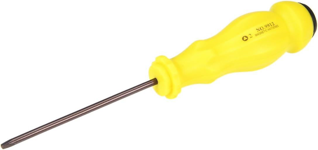 sourcingmap Magnetic 2.0mm Triangle Screwdriver with 3 Inch S2 Steel Shaft